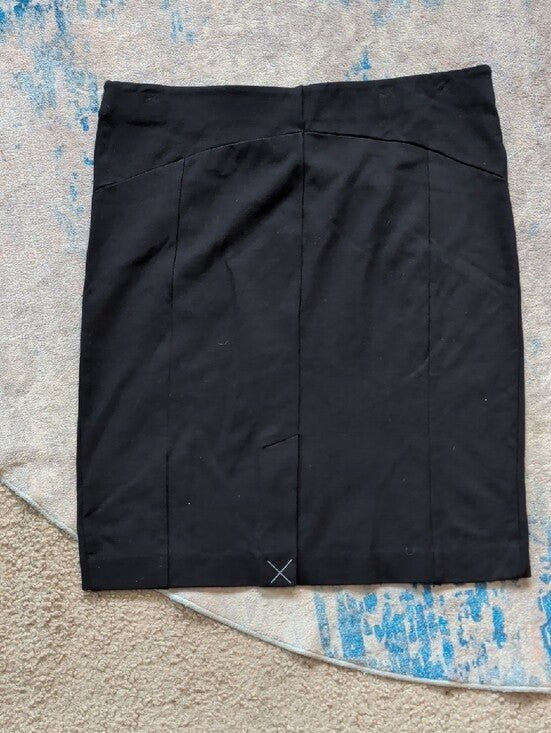 NWOT Ann Taylor Tailored Stretch  Black Pencil Skirt Women 12 Petite