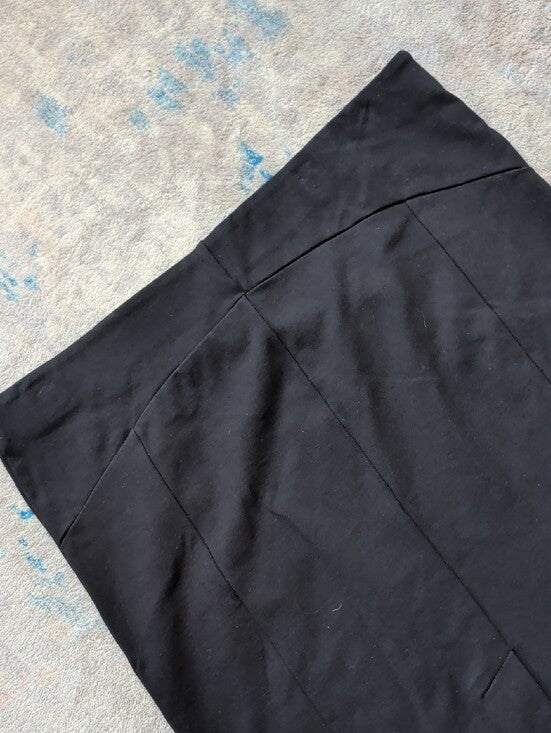 NWOT Ann Taylor Tailored Stretch  Black Pencil Skirt Women 12 Petite
