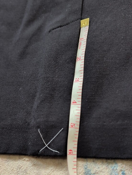 NWOT Ann Taylor Tailored Stretch  Black Pencil Skirt Women 12 Petite