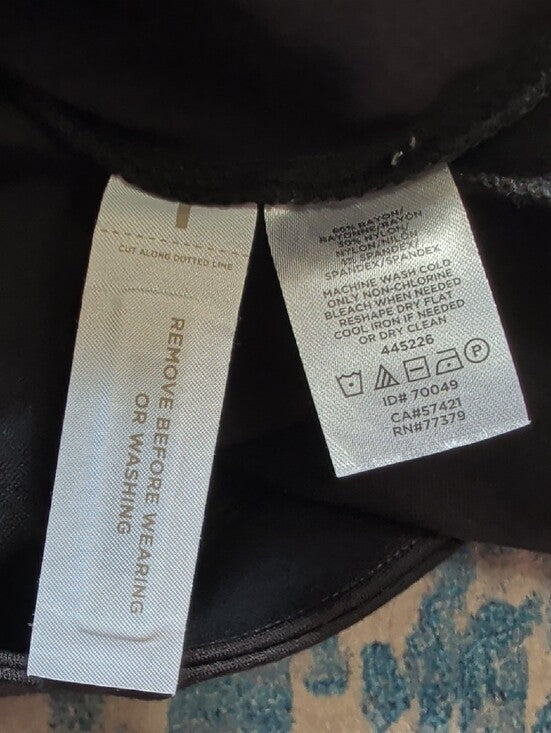 NWOT Ann Taylor Tailored Stretch  Black Pencil Skirt Women 12 Petite