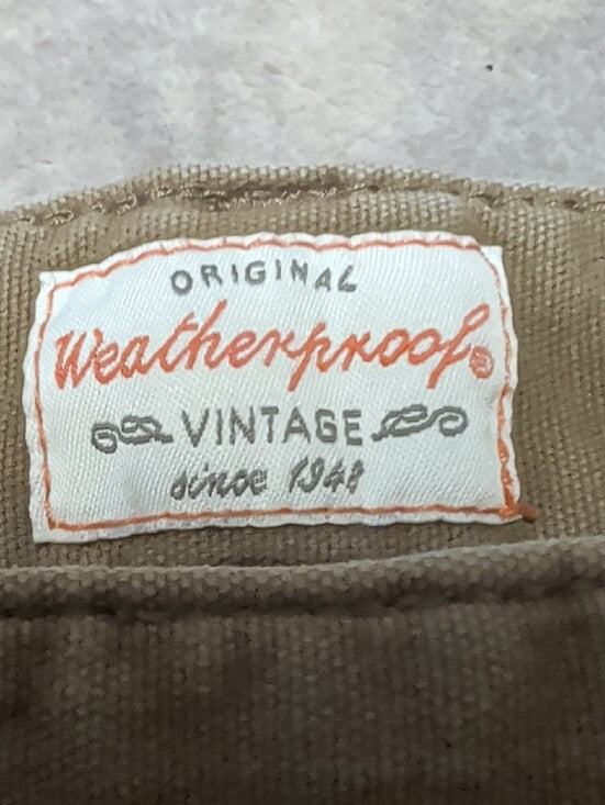 Weatherproof Vintage Tan Chino Pants - Classic Straight Fit - Men's 36x34