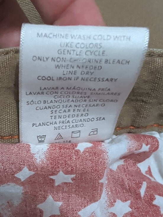 Weatherproof Vintage Tan Chino Pants - Classic Straight Fit - Men's 36x34