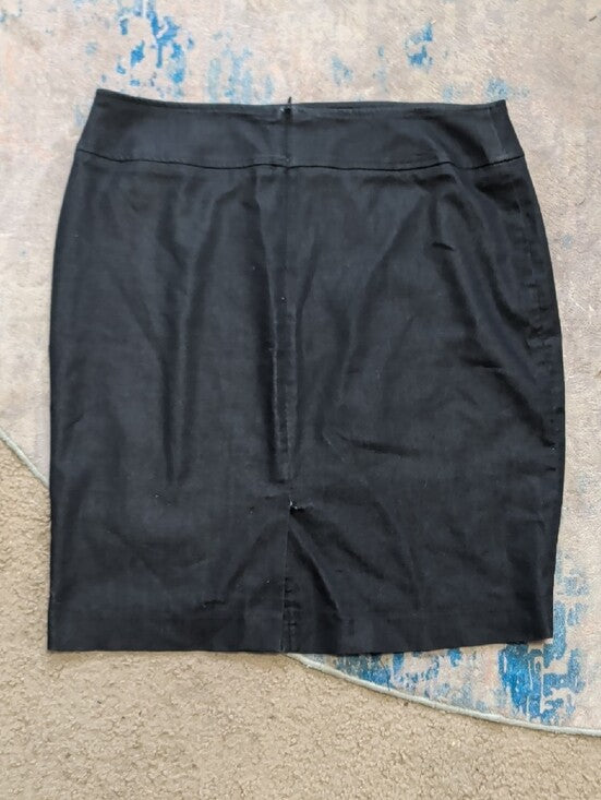 ABR New York Black Classic Stretch Pencil Skirt Women's 12