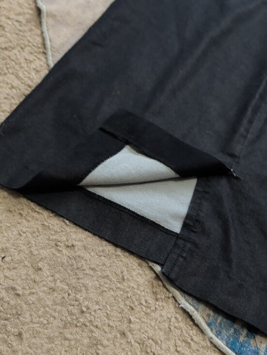 ABR New York Black Classic Stretch Pencil Skirt Women's 12