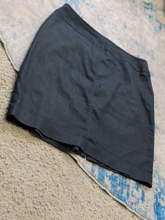 ABR New York Black Classic Stretch Pencil Skirt Women's 12