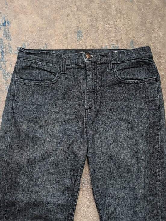 NYDJ Slim Straight Jeans in Medium Blue Wash Women's 12P US