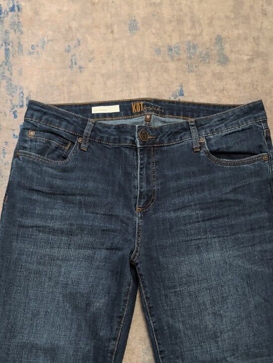Kut from the Kloth Dark Indigo Boyfriend Jeans Women's 12 US