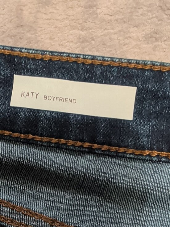 Kut from the Kloth Dark Indigo Boyfriend Jeans Women's 12 US