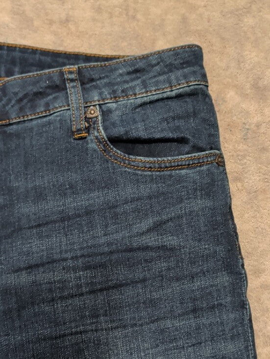 Kut from the Kloth Dark Indigo Boyfriend Jeans Women's 12 US