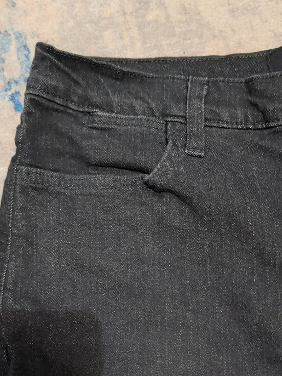NYDJ High-Rise Black Flare Stretch Jeans Women's 12P US