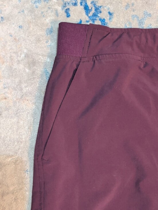 Athleta Plum Drawstring Active Mini Skort Skirt Women's 12 US New