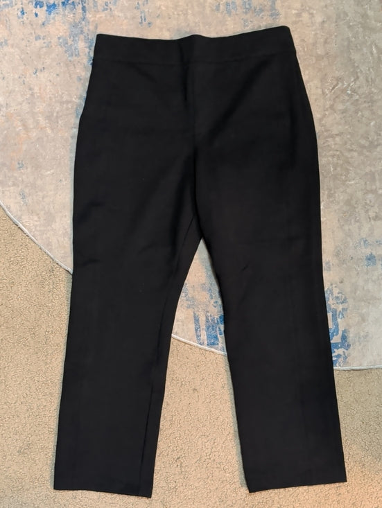 SPANX Women's Workwear Sleek Black Straight-Leg Pull-On Pants Women's XL