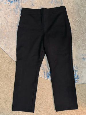 SPANX Women's Workwear Sleek Black Straight-Leg Pull-On Pants Women's XL
