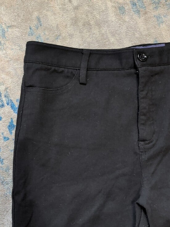 NYDJ Black Slim Fit Chino Pants Women's 12 US