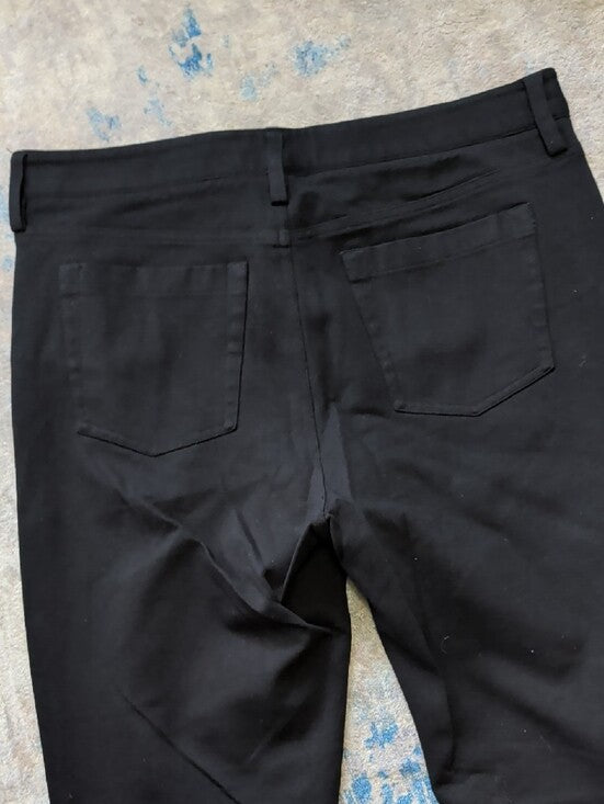 NYDJ Black Slim Fit Chino Pants Women's 12 US