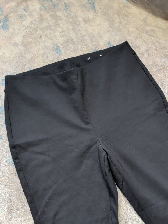 Chico's Black Stretch Skinny Ponte Pants Women's 12R US