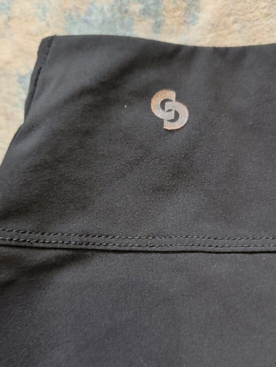 Cross Court Black Athletic Pleated-Hem Mini Skirt - Women's XL Activewear
