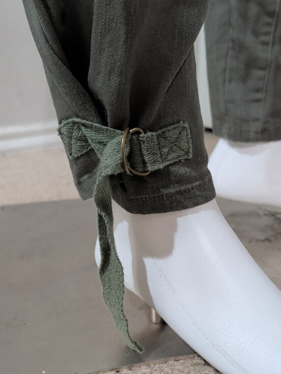 Standard Stylish Slim Utility Cargo Pants Women's 7 (Small) US Luxe