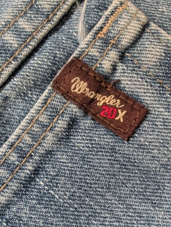Wrangler 20X Light Blue Straight Leg Jeans - Classic Fit - Men's 36"X38"