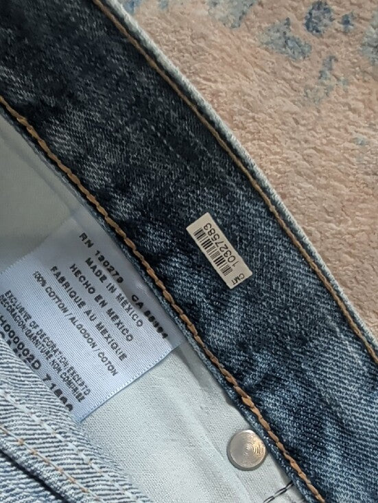 Wrangler 20X Light Blue Straight Leg Jeans - Classic Fit - Men's 36"X38"