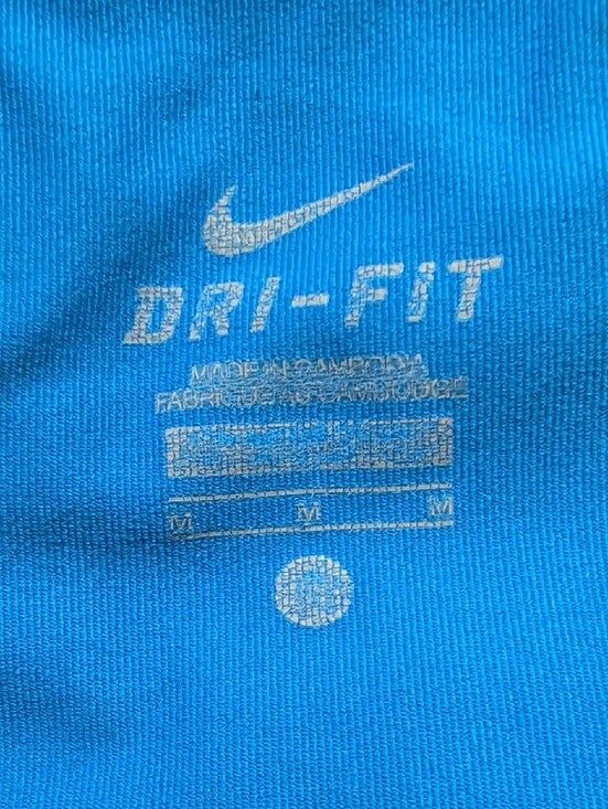 Nike Dri-Fit Women's Bright Blue Athletic Skort with Light Blue Trim Women's M