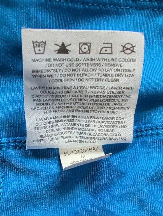 Nike Dri-Fit Women's Bright Blue Athletic Skort with Light Blue Trim Women's M