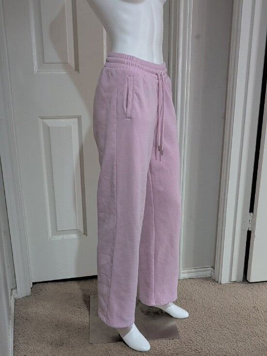 Von Dutch Light Pink Sweat Joggers with Logo Women's Medium