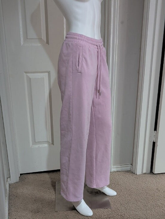 Von Dutch Light Pink Sweat Joggers with Logo Women's Medium