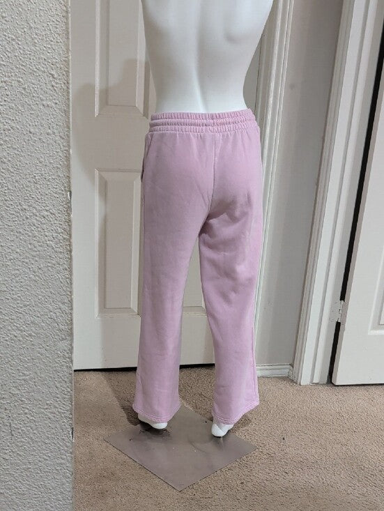 Von Dutch Light Pink Sweat Joggers with Logo Women's Medium