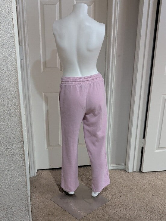 Von Dutch Light Pink Sweat Joggers with Logo Women's Medium
