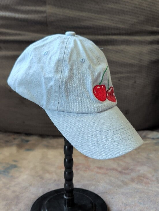 Marcus Adler New York Light Blue Adjustable Cherry Embroidered Baseball Cap