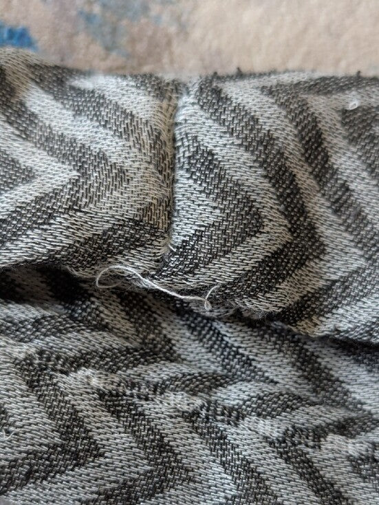 Women's Chevron Infinity Scarf - Gray