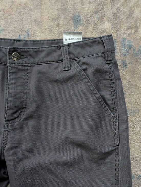 Carhartt Gray Straight Utility Chino Pants Women's 10 US