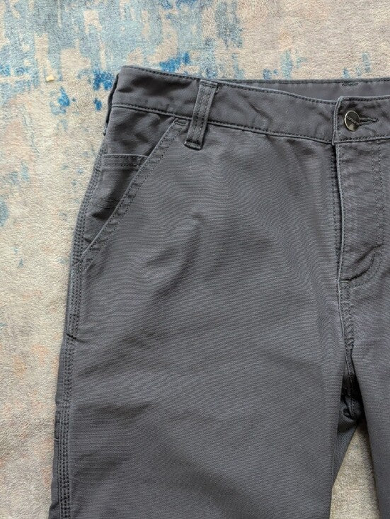 Carhartt Gray Straight Utility Chino Pants Women's 10 US