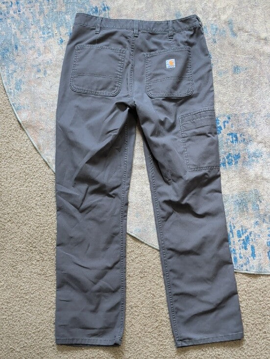 Carhartt Gray Straight Utility Chino Pants Women's 10 US