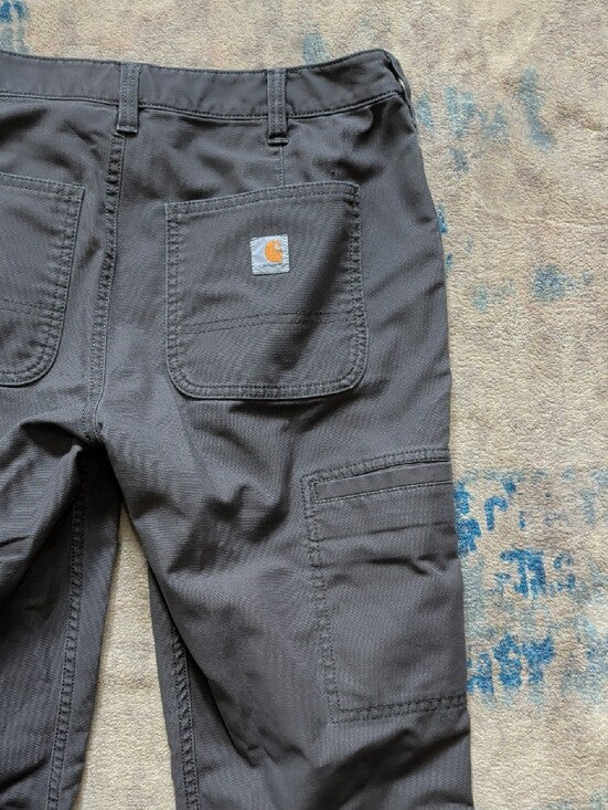 Carhartt Gray Straight Utility Chino Pants Women's 10 US
