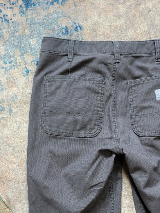 Carhartt Gray Straight Utility Chino Pants Women's 10 US