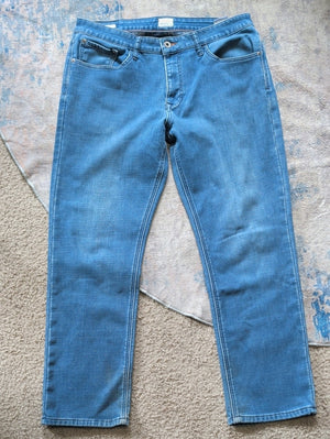 Weatherproof Men's Straight Jeans in Light Blue 34x30