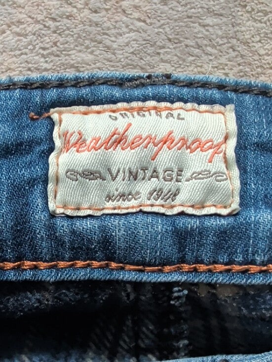 Weatherproof Men's Straight Jeans in Light Blue 34x30