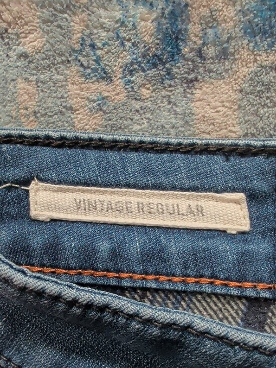 Weatherproof Men's Straight Jeans in Light Blue 34x30