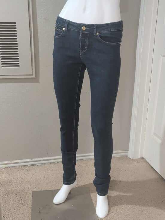 Rocawear Women’s Dark Blue Skinny Jeans Size 5 (Small)