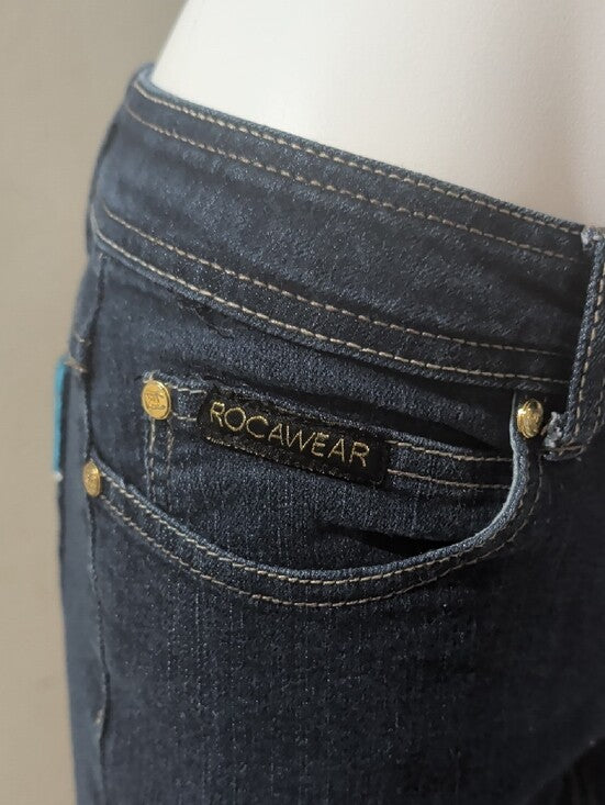 Rocawear Women’s Dark Blue Skinny Jeans Size 5 (Small)