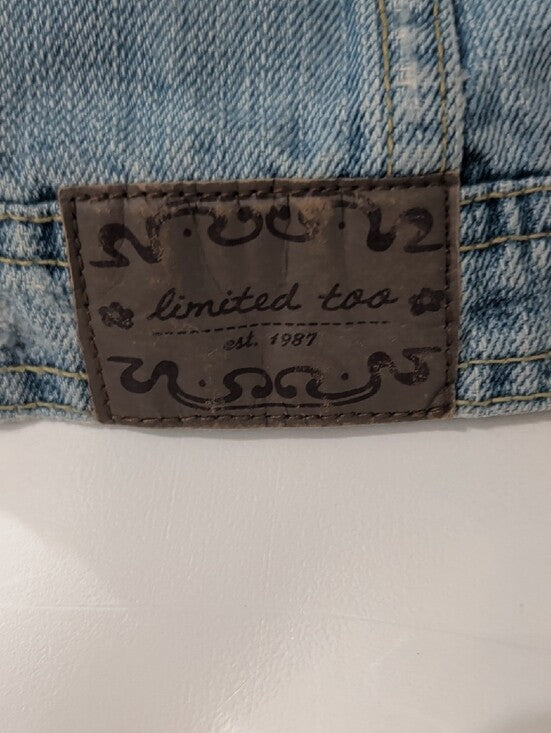 VTG Limited Too Light Blue Denim Jacket - Casual Jean Jacket Retro - Women's Large