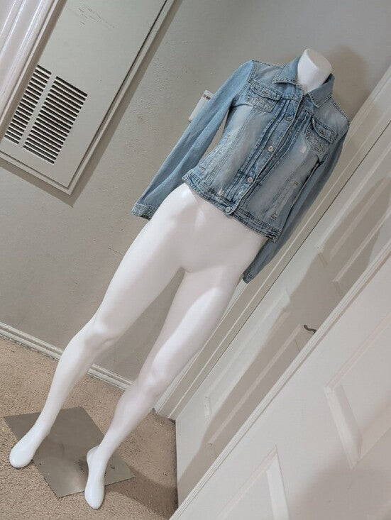 VTG Limited Too Light Blue Denim Jacket - Casual Jean Jacket Retro - Women's Large
