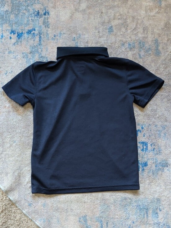 Cat & Jack Kids Navy Short Sleeve Polo Boy's Small (6/7)
