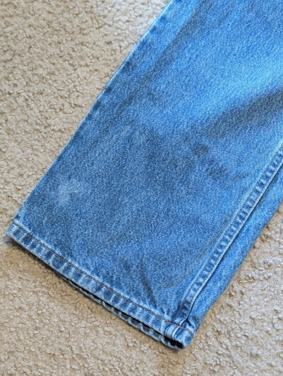 Harley-Davidson Straight-Leg Denim Jeans in Blue Denim Men's 34"x32" 100% Cotton