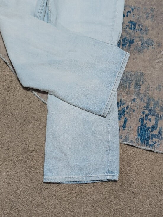 Topshop Light Wash Wide Leg Jeans Men's 28"X30"