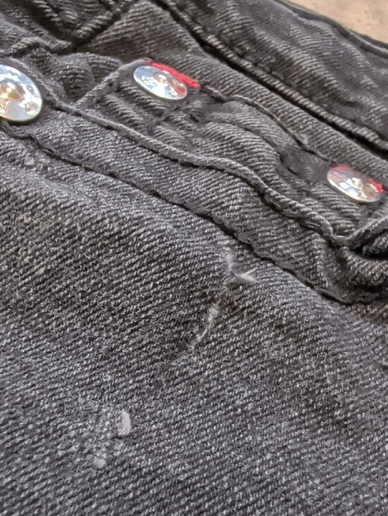 True Religion Kids Geno Black Skinny Jeans — Sleek Slim Fit - Boy's 10 US