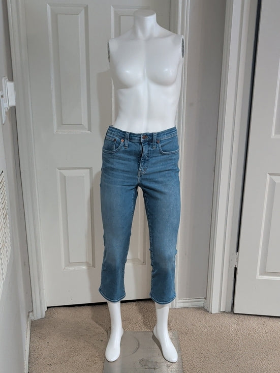 Madewell Light Blue Cali Demi-Boot Jeans Women's Medium (28-29) US