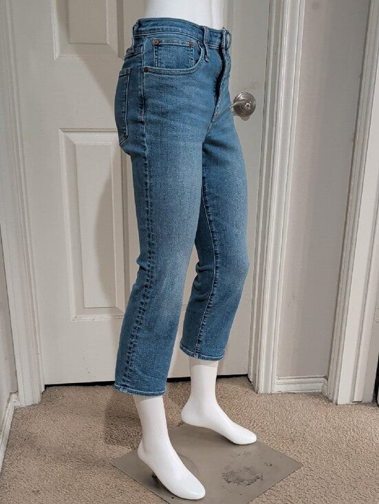 Madewell Light Blue Cali Demi-Boot Jeans Women's Medium (28-29) US